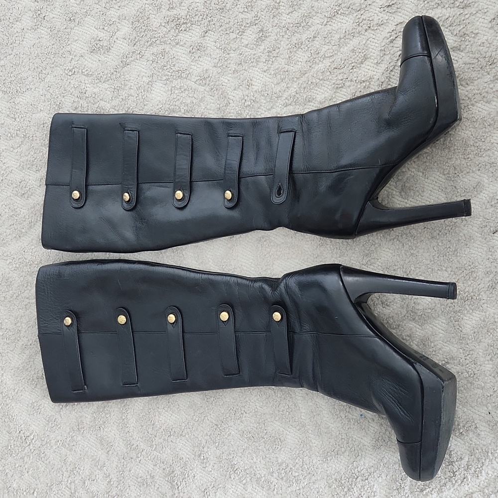 Fendi military boots, pre-owned